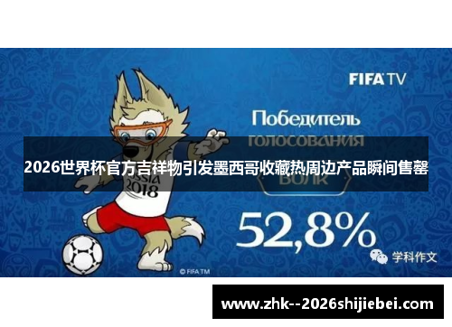 2026世界杯官方吉祥物引发墨西哥收藏热周边产品瞬间售罄 2026世界杯官方吉祥物引发墨西哥收藏热周边产品瞬间售罄